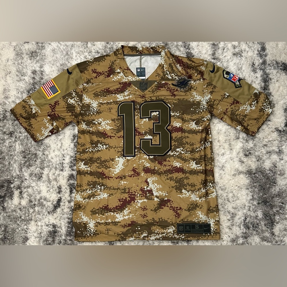 🐬 🏈Camouflage Football Jersey with Number 13